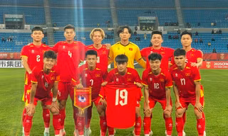 Đội tuyển U22 Việt Nam đang thi đấu ấn tượng tại giải giao hữu quốc tế ở Trung Quốc (ảnh VFF)