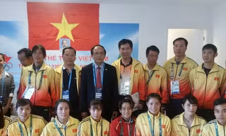 Đại sứ Việt Nam tại Brazil thăm đoàn TTVN dự Olympic Rio