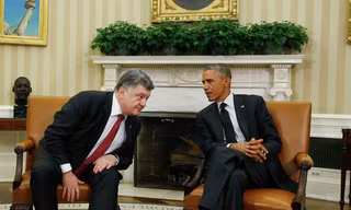 Tổng thống Poroshenko và người đồng cấp Barack Obama.