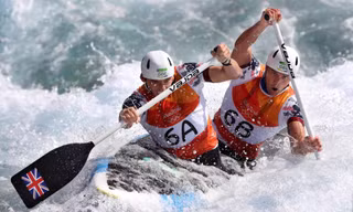 VĐV Canoeing của Anh ở Olympic Rio de Jeneiro 2016.