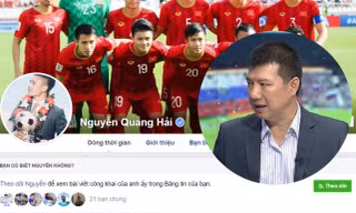 Bình luận viên Vũ Quang Huy tin sự cố bị hack facebook sẽ không ảnh hưởng tới phong độ của Quang Hải. 