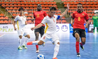 Futsal Việt Nam hướng tới VCK châu Á 2022 dưới sự dẫn dắt của tân HLV trưởng Diego Raul. (ảnh Anh Tú)