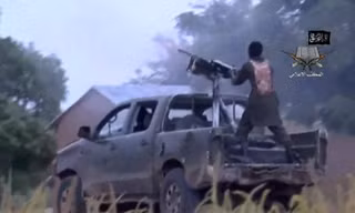 Một phiến quân Boko Haram.