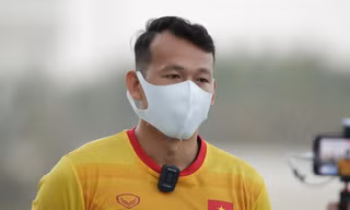 Bùi Tấn Trường từng là thủ môn số 1 của đội tuyển Việt Nam. (ảnh Hữu Phạm)