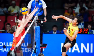 Đội tuyển bóng chuyền nữ Việt Nam lần đầu giành HCĐ một giải thế giới (ảnh FIVB)