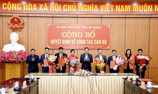 Điều động, bổ nhiệm nhiều vị trí cán bộ chủ chốt ở Hà Giang