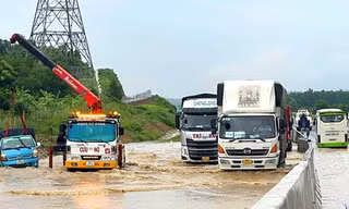 Lý do chậm xử lý sự cố ngập trên cao tốc Phan Thiết - Dầu Giây