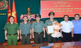 Bộ Công an bổ nhiệm Thủ trưởng Cơ quan An ninh điều tra Công an tỉnh Đồng Nai