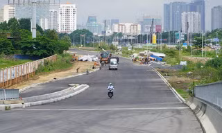 Lưu thông ra sao trên đường song hành cao tốc TP HCM - Long Thành - Dầu Giây?
