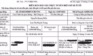 Người đàn ông kinh doanh hạt điều ở BR-VT trúng đấu giá biển số ngũ quý 7