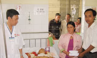 Cứu học sinh vỡ sọ não qua cơn nguy kịch