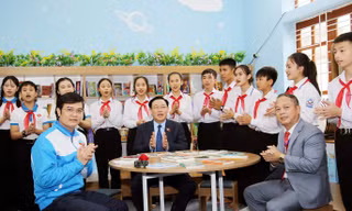 Tiếng hát đặc biệt trong Không gian đọc sách và sinh hoạt Đội Nghệ An