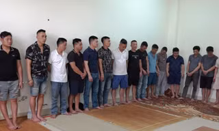 Nghệ An triệt xóa sới bạc trong rừng do nhiều đối tượng cộm cán cầm đầu
