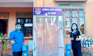 Thanh niên chế tạo thành công buồng khử khuẩn, máy sát khuẩn tự động phòng dịch 