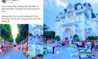 Lãnh đạo tỉnh Hà Tĩnh nói gì về bữa tiệc 'vinh quy bái tổ' của thiếu tướng Phạm Bá Hiền?