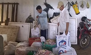 Đưa heo bệnh, gà thối ra tiêu thụ