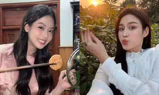 Trend mới của các nàng hậu: Vườn nhà, góc bếp mới là chỗ "sống ảo" đẹp nhất