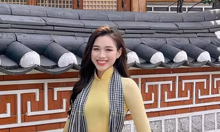 Hoa hậu Đỗ Thị Hà được khen ngợi hết lời khi mang trang phục này sang Hàn Quốc