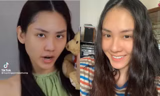 Bắt trend TikTok, Hoa hậu Mai Phương khoe mặt mộc 100%, có xứng danh “nữ thần mặt mộc”?