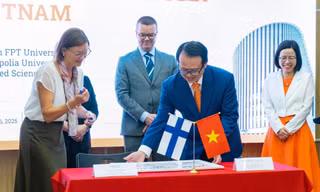 Học CNTT chuẩn Phần Lan tại Việt Nam, học sinh 2K7 có thể nhận học bổng đến 100% học phí 