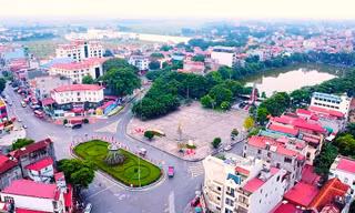 Một góc huyện Hiệp Hòa (Bắc Giang).