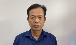 Bị can Chu Quang Thành.