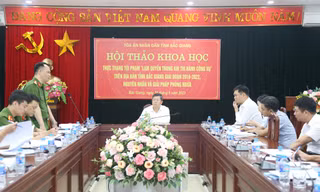 Toàn cảnh hội nghị. Ảnh: Nguyễn Thắng.