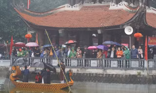 Hát quan họ tại hội Lim.