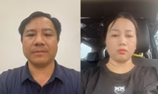 Dương Anh Tuấn và vợ.
