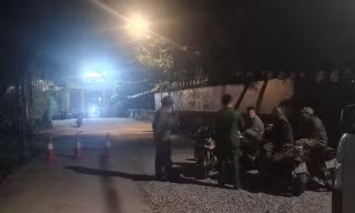 Khu vực hiện trường vụ án.
