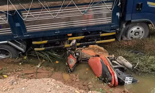 Hiện trường vụ tai nạn.