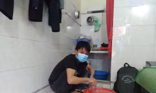 Một nhà trọ ở thị xã Việt Yên (Bắc Giang). Ảnh: Nguyễn Thắng