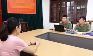 Chị L làm việc với Cơ quan Công an.