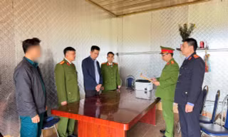 Cơ quan Công an tiến hành các hoạt động tố tụng đối với Nguyễn Đình Văn.