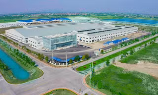 Một khu công nghiệp ở tỉnh Bắc Giang.