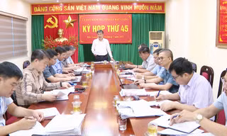 Ủy ban Kiểm tra (UBKT) Tỉnh ủy Bắc Giang khoá XIX, nhiệm kỳ 2020-2025 vừa tổ chức họp kỳ thứ 45.