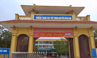 Trường THPT Nguyễn Đăng Đạo (huyện Tiên Du, Bắc Ninh).