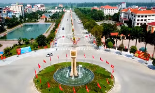 Trung tâm huyện Yên Phong.