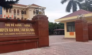 Nhiều nguyên cán bộ huyện Gia Bình bị kỷ luật.