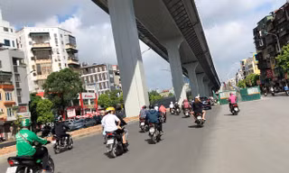 Đường trên cao Vành đai 2 đoạn Ngã Tư Vọng - Ngã Tư Sở thông xe vào dịp 2/9 tới.