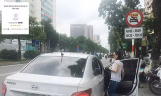 Đề nghị bỏ biển cấm, tránh bức xúc cho tài xế taxi