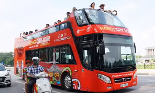 2 tuyến City tour 2 tầng Hà Nội được bổ sung thêm lộ trình để phục vụ miễn phí phóng viên dịp Thượng đỉnh Mỹ-Triều
