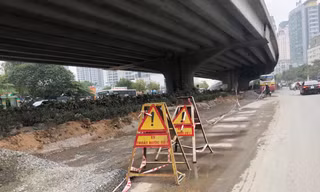  Sở GTVT Hà Nội sẽ thực hiên xén vỉa hè, dải phân cách để mở rộng lòng đường trên 15 tuyến phố trong thời gian tới