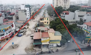 Hình hài 'kỳ dị' tuyến đường Vành đai 2,5 qua Hoàng Mai