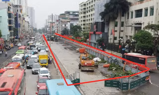 Phân luồng nút giao Giải Phóng - Kim Đồng: Phương tiện đi lại ra sao?