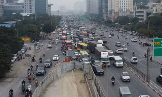 Tận thấy các công trình thi công gây ô nhiễm Hà Nội 