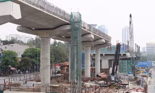 Dự án metro Nhổn – ga Hà Nội đang "đói" vốn và có nguy cơ tiếp tục chậm tiến độ