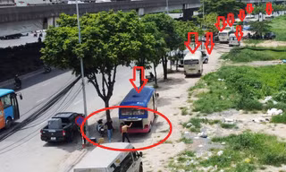 Lãnh đạo Công an Hà Nội yêu cầu báo cáo vụ xe khách ‘diễu phố’, ‘lập’ bến lậu