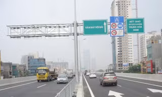 Đường cao tốc Vành đai 4 được thiết kế tương tự như đường trên cao Vành đai 3.