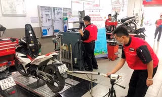 Thấy gì sau 3 ngày Hà Nội đo khí thải xe máy?